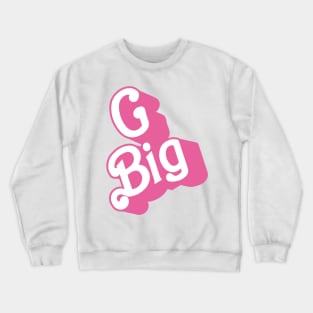 GBig Pink, Little big grand big reveal college sorority bid day Crewneck Sweatshirt